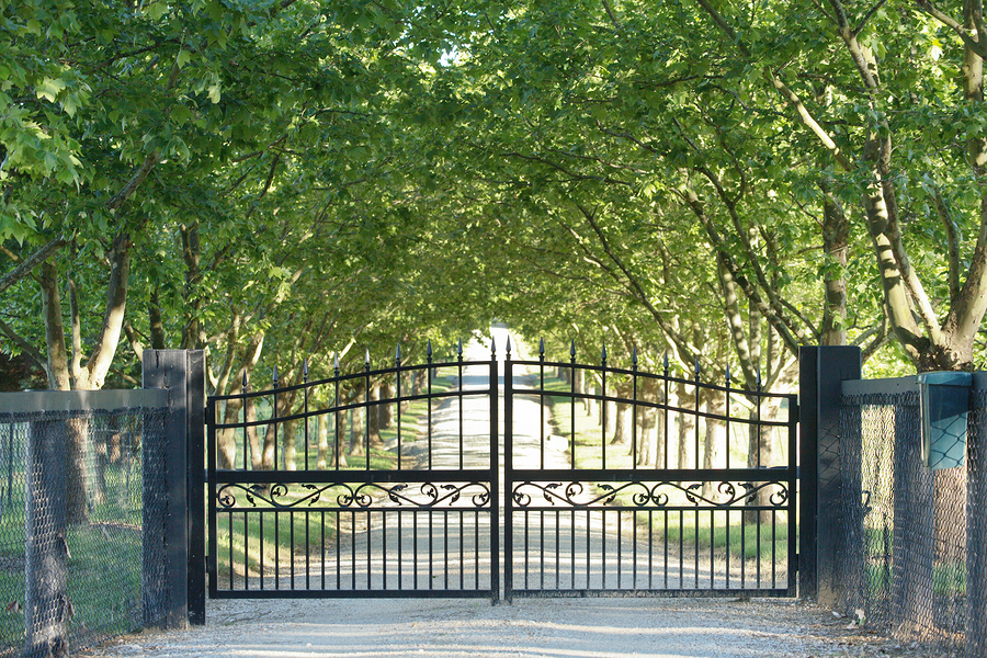 Black Ornamental Fence